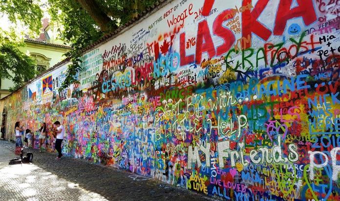 muro di John Lennon muro di John Lennon