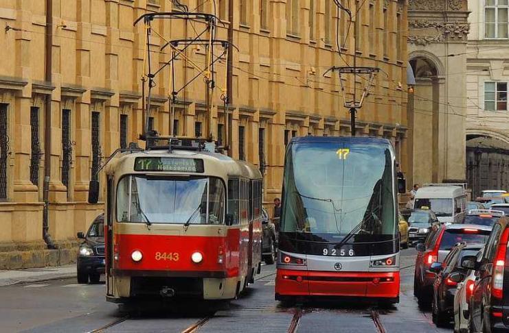 tram di Praga