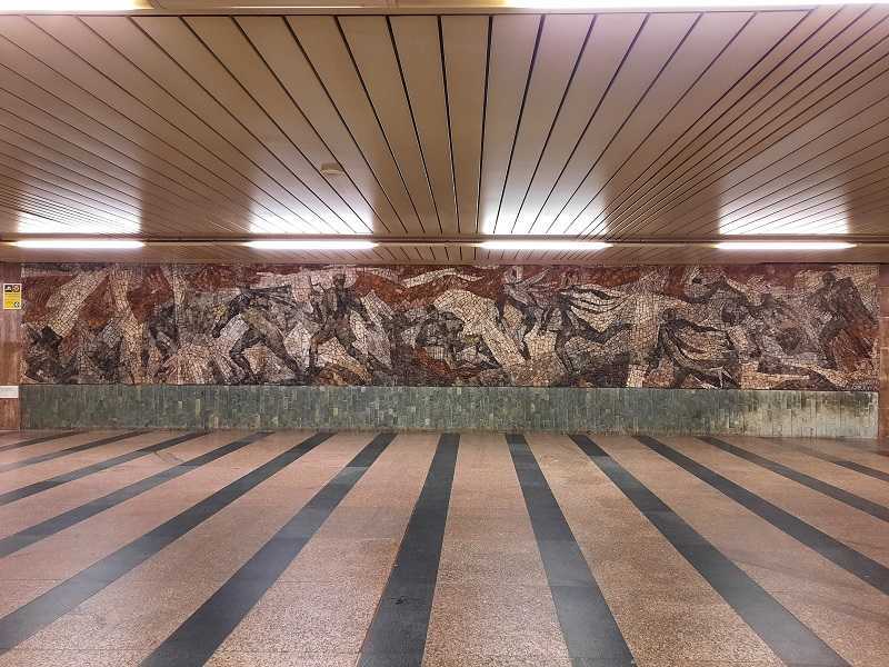 Florenc arte in metro linea rossa linea c