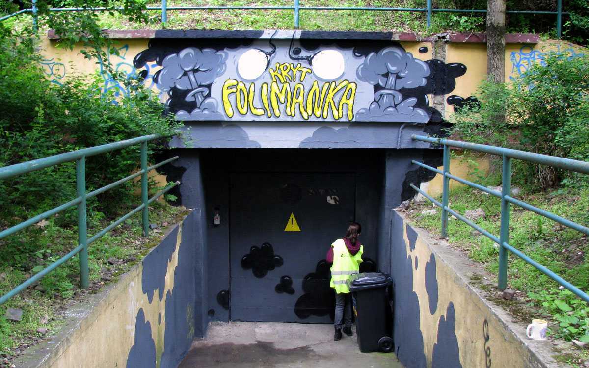 Entrata del bunker Folimanka